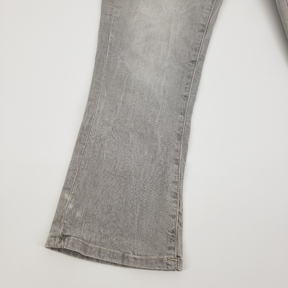 Gap Gray Cropped Boot Jeans Sz 25 / 0 - Picture 3 of 7